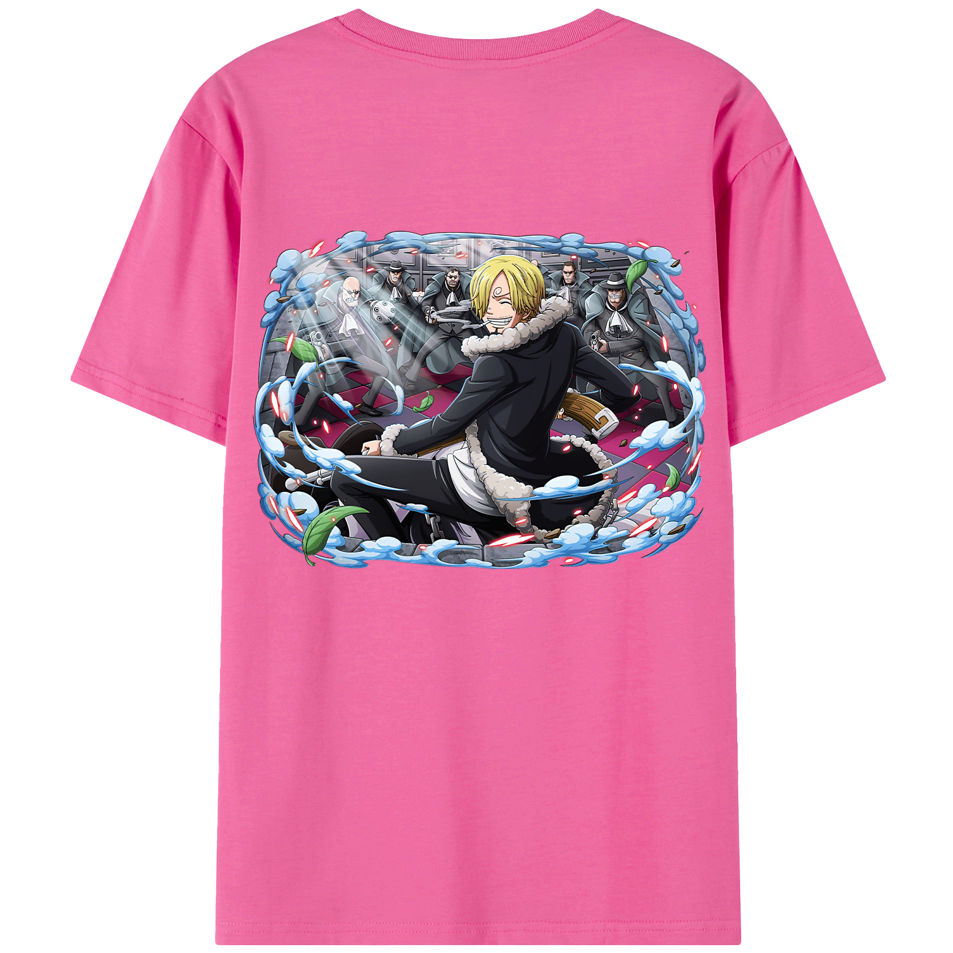 （画像用） ワンピース サンジ ONE PIECE Sanji レディース半袖Tシャツ(バックプリント)